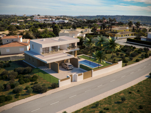 FANTASTIC PLOT WITH PRE APPROVED 255m² 3 BEDROOM VILLA PROJECT IN LUZ